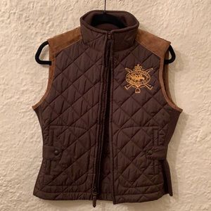 Brown Ralph Lauren Vest